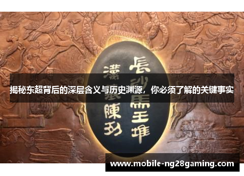 揭秘东超背后的深层含义与历史渊源，你必须了解的关键事实