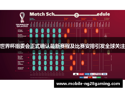世界杯组委会正式确认最新赛程及比赛安排引发全球关注