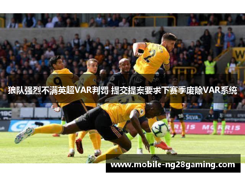 狼队强烈不满英超VAR判罚 提交提案要求下赛季废除VAR系统